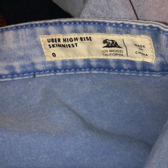 Bullhead "Uber High Rise" Skinniest" Jeans. NWT. 0 - Picture 8 of 13